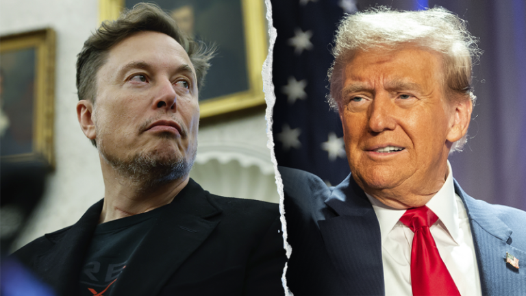 Musk signals potential softening of feud with simple one emoji response to clip of Trump wishing him well