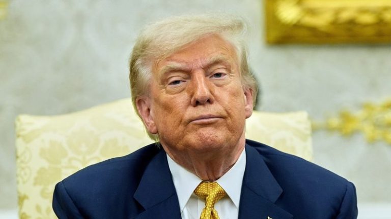 Republicans fixated on Epstein are getting ‘duped’ by Democrats, Trump insists