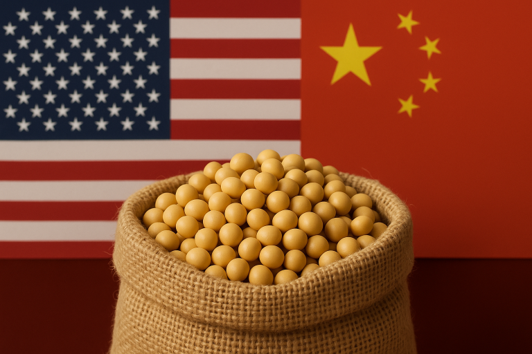 Trade hopes boost soybean prices as China makes first US purchases in months
