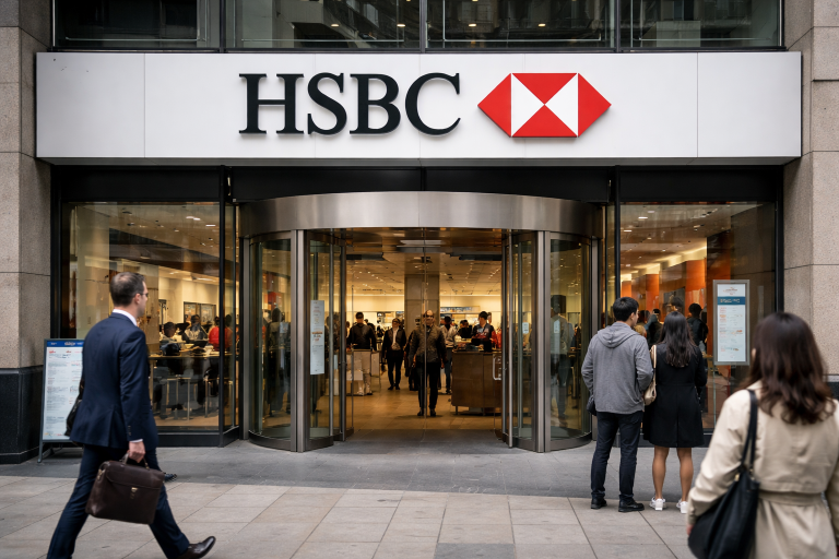 HSBC share price forms a doji candle: Is it setting the stage for a rally?