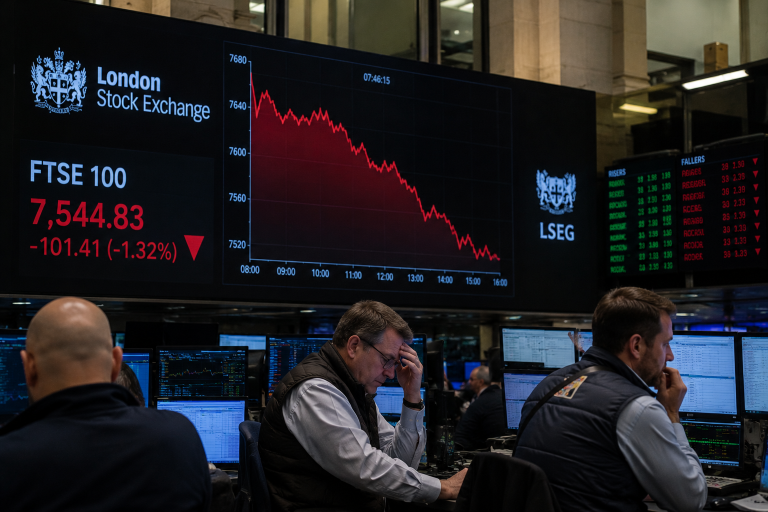 FTSE 100 dips as Middle East conflict fuels oil rally